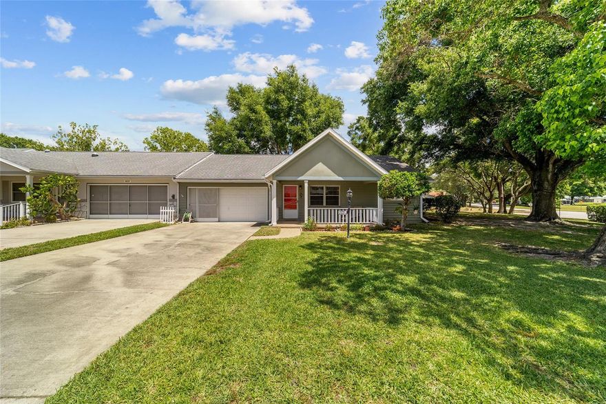 MONTGOMERY VILLA IN On Top of the World | CORNER LOT END UNIT | NO CARPET | ENCLOSED LANAI UNDER HEAT & AIR | UPDATED KITCHEN | ROOF 2017

Located in the highly desirable On Top of the World Ocala 55+ community, this Montgomery model villa offers the features today’s buyers are actively searching for—corner lot, end unit privacy, no carpet, and extended living space. Positioned for added natural light and privacy, this home stands out among OTOW villas.

Inside, you’ll find tile flooring and luxury vinyl plank throughout with no popcorn ceilings, creating a clean, modern, and low-maintenance interior. The updated kitchen offers ample cabinetry and a functional layout that flows seamlessly into the main living and dining areas—ideal for everyday living, entertaining, and enjoying the Florida lifestyle.

A major highlight is the enclosed open lanai under heat and air, providing valuable additional square footage perfect for a Florida room, home office, or hobby space—usable year-round.

Key updates include roof (2017), AC (2014), and some windows and doors replaced in 2016, offering buyers added confidence and long-term value.

Enjoy everything On Top of the World has to offer, including golf cart access to shopping, multiple pools, fitness centers, pickleball, tennis, walking trails, and an active social calendar. This move-in ready Montgomery villa combines location, updates, and lifestyle—making it a strong option for buyers seeking 55+ living in Ocala.