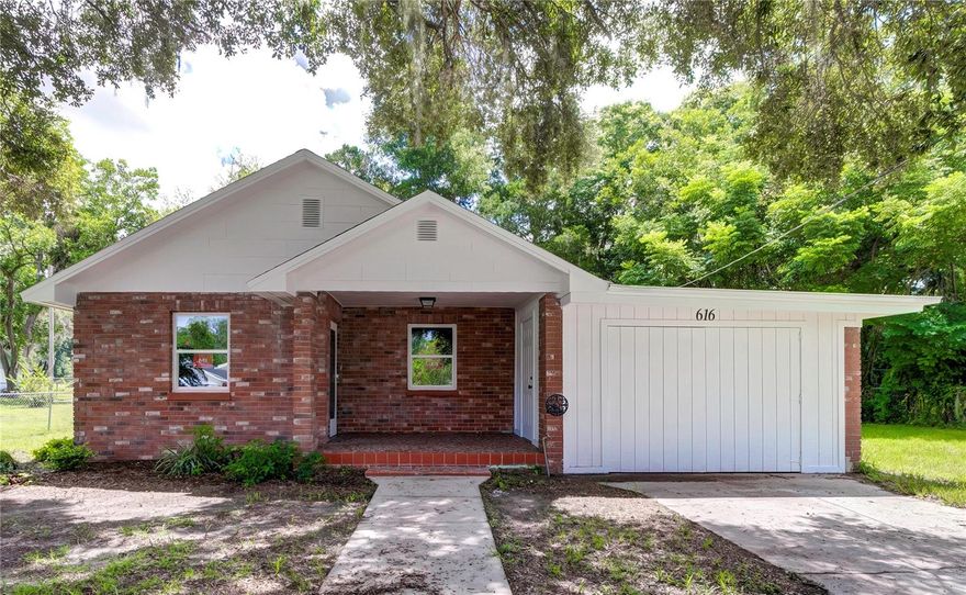 Discover this beautifully renovated block home in Wildwood, Florida, showcasing a charming brick façade and an impressive list of high-quality updates. A brand-new roof ensures long-term durability, while new low-E insulated glass windows provide energy efficiency and abundant natural light. Inside, luxury vinyl plank flooring flows seamlessly throughout every room, complemented by new interior doors, molding, trim, and stylish lighting and ceiling fans. The completely redesigned kitchen features new cabinetry, countertops, sink, faucet, plumbing, and stainless-steel appliances—perfect for both everyday living and entertaining. The bathroom has been refreshed with a new vanity, mirror, commode, and fixtures, creating a clean, modern feel. Practical upgrades include a new water heater, a high-efficiency air-conditioning system, and a newly constructed one-car garage with automatic opener for secure parking and storage. Every detail has been thoughtfully updated, offering a perfect balance of style, comfort, and peace of mind—move in and enjoy the benefits of a fully renovated home.
#WildwoodFLHomes #WildwoodRealEstate #MoveInReady #RenovatedHome #EnergyEfficientHome #FloridaHomesForSale #UpdatedInterior #DreamHome #HomeSweetHome #JustListed #ModernLiving #SouthernCharm