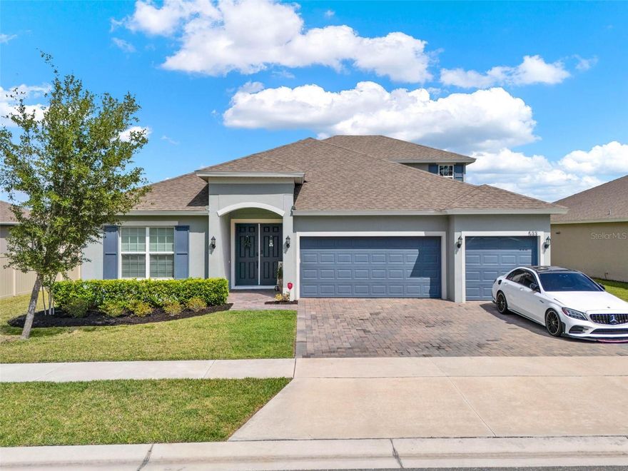 PRICE IMPROVEMENT! Below Market Value. Spacious & Elegant 4-Bedroom Home with Bonus Suite | Prime Location Near Lake Harris Chain of Lakes

Welcome to this beautifully appointed 4-bedroom, 4-bathroom home in the charming community of Howey-in-the-Hills. Perfectly situated near the renowned Lake Harris Chain of Lakes—one of Central Florida’s largest and most scenic waterways—this home offers the ideal blend of luxury, space, and natural beauty.

Inside, you’ll find a gourmet kitchen designed to impress, complete with premium appliances, granite countertops, and custom cabinetry. The open-concept living areas are adorned with hardwood tile plank floors that flow seamlessly throughout the home. The expansive upstairs bonus room features a walk-in closet and a full bathroom—ideal as a guest suite, game room, or private office.

Retreat to the oversized master suite featuring bay windows that frame peaceful conservation and pond views. The spa-like master bathroom includes dual sinks, a soaking tub, and a stand-alone shower. Each of the generously sized bedrooms offers comfort and style for family or guests.

Enjoy serene mornings and stunning sunsets from your backyard oasis with no rear neighbors, and store all your toys or tools in the spacious 3-car garage. With a low HOA and proximity to nature, boating, and golf, this home truly has it all.

Don’t miss your chance to own a slice of paradise in Howey-in-the-Hills. Located in the charming town of Howey in the Hills, this home offers the tranquility of country living while still being conveniently located close to the Chain of Lakes and miles from the Turnpike for easy access to Orlando. Schedule your private showing today!