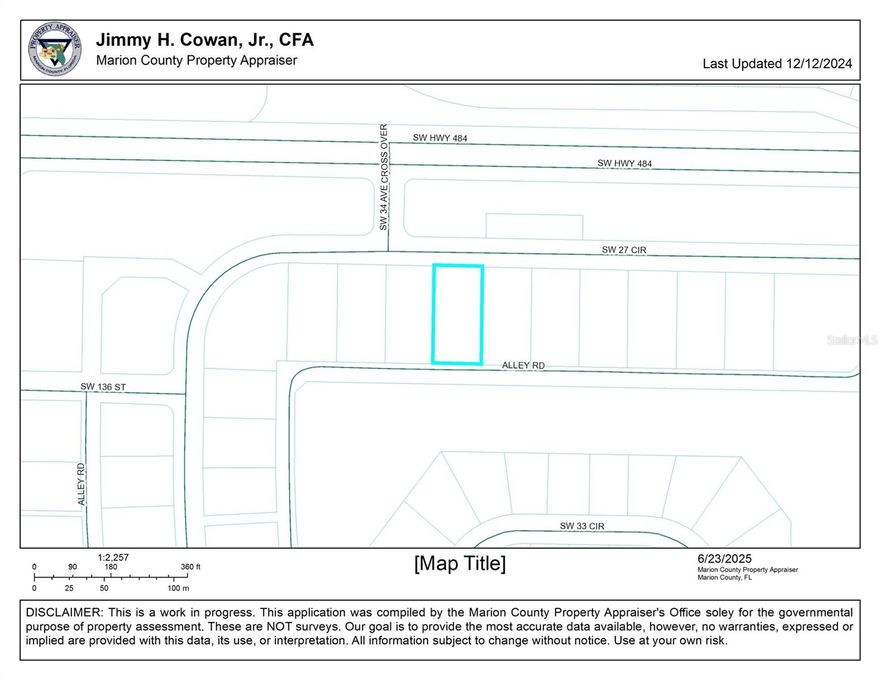B2 zoning with standard water connection - Conveniently situated just off Hwy. 484 with an alley behind the property, this .46 acres provides a prime location for your new business. Super easy access to Hwy. 484 offering a quick commute to I-75 and SR-200.