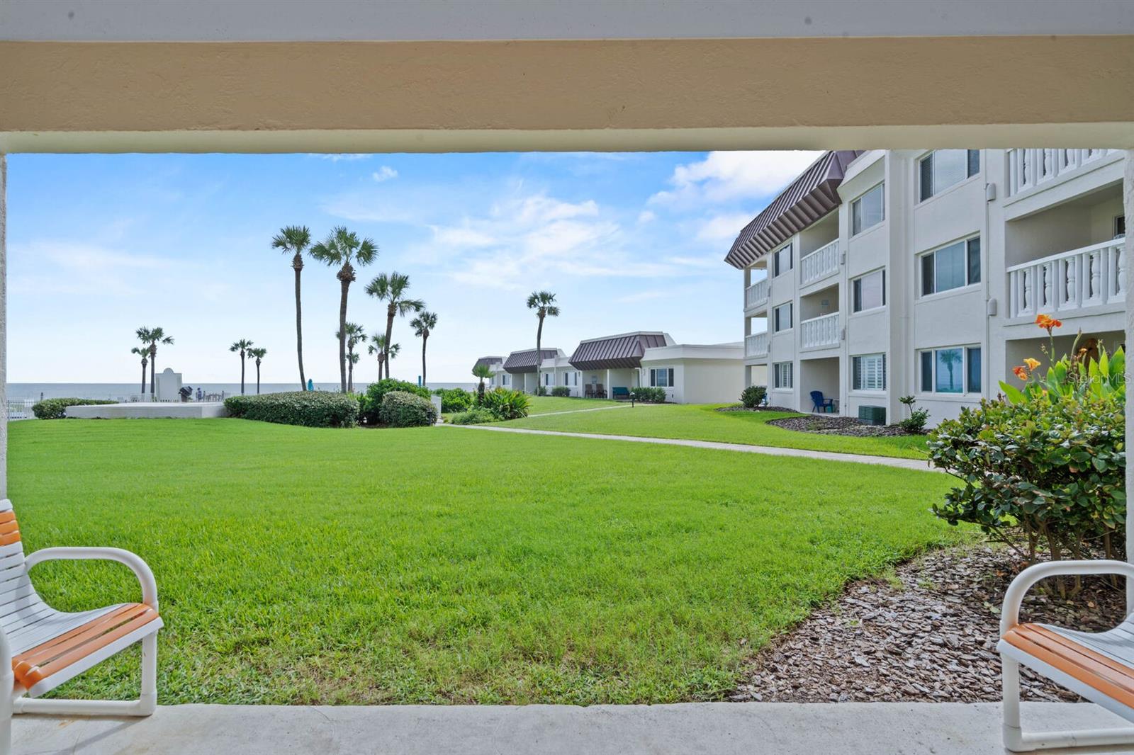 Welcome to your perfect oceanfront getaway! This beautifully updated 2-bedroom, 2-bathroom unit offers stunning views, modern amenities, and direct access to the beach. Situated on the first floor, it features a walk-out patio and ample space to relax and unwind, making it the ideal choice for your New Smyrna Beach vacation.