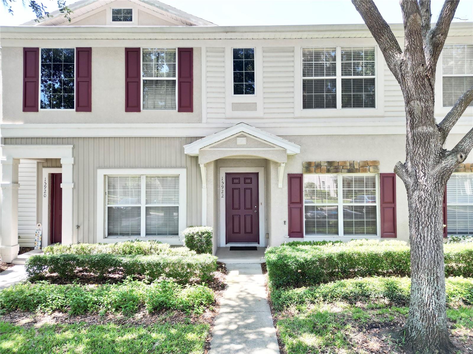 Welcome to this impeccably well-maintained 3-bedroom townhome (2 bedrooms plus an office/bedroom) with 2.5 bathrooms, located in the highly sought-after gated community of Fishhawk Ridge, within the award-winning Fishhawk Ranch. With a brand-new roof, A/C, and water heater (all installed in 2023), this property offers peace of mind and modern comfort from day one.
Upon entering, you’ll discover a bright open floor plan featuring a versatile office/den or third bedroom on the main floor, along with a convenient half bath for guests. The heart of the home is a well-equipped kitchen overlooking a serene conservation area and connecting to a fully screened lanai—perfect for enjoying your morning coffee or relaxing at sunset.
Upstairs, you’ll find two spacious bedrooms, each with its own private en suite bathroom. The primary suite is a true retreat, complete with a large walk-in closet and a generously sized bathroom for maximum comfort. A laundry closet in the hallway adds extra convenience to your daily routine.
This home is just steps away from a community pool and centrally located near top-rated “A” schools, grocery stores, restaurants, banks, medical centers, and much more. Living in Fishhawk Ranch means enjoying resort-style amenities, including pools, fitness centers, parks, tennis and pickleball courts, skate parks, walking and biking trails, plus a full calendar of community events and classes such as painting and martial arts.
Whether you’re just starting out, looking to downsize, or seeking a low-maintenance lifestyle in a vibrant, family-friendly community, this townhome is a must-see! Don’t wait—schedule your private tour today!