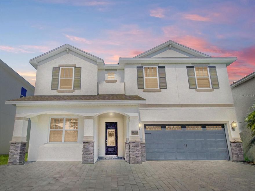 This immaculate 8-bedroom, 6.5-bath residence is being offered fully furnished and thoughtfully appointed, making it an outstanding option for a high-performing short-term rental portfolio or a refined personal vacation home. The main level presents an expansive open-concept floor plan, where the kitchen, dining, and living areas blend seamlessly to create an inviting atmosphere ideal for hosting. The kitchen is equipped with stainless steel appliances, a large central island, and generous seating space, catering to both function and entertainment. Two well-appointed guest suites are located on the first floor, one offering direct pool access for a seamless indoor-outdoor experience.

The outdoor living area is designed for enjoyment and convenience, featuring a heated pool and spa, paver patio, fully fenced oversized yard, and an exterior half bath—a thoughtful addition for guests making use of the pool area.

On the upper level, a spacious loft lounge with a full-size pool table serves as a dedicated recreation area. Additionally, one of the bedrooms has been professionally arranged as a media and movie room, providing a comfortable retreat for relaxation. The remaining bedrooms include two with private en-suite bathrooms and two connected by a Jack-and-Jill layout, ensuring ample privacy and comfort for multiple guests.

Ownership is made effortless with HOA services covering lawn care, landscaping, and pool maintenance. Located within the desirable community of Encore at Reunion Resort, residents and guests have access to world-class amenities, including a water park, fitness center, tennis, basketball, and volleyball facilities. The resort clubhouse offers dining venues, a marketplace, bar, concierge assistance for reservations and ticketing and a community shuttle system for convenient transportation throughout the property.

Situated just minutes from major theme parks, world-renowned attractions, and premier dining and entertainment venues, the property offers an unbeatable location for maximizing occupancy and guest appeal. This home presents an exceptional opportunity in one of Central Florida’s most desirable resort communities. Schedule your private viewing today.