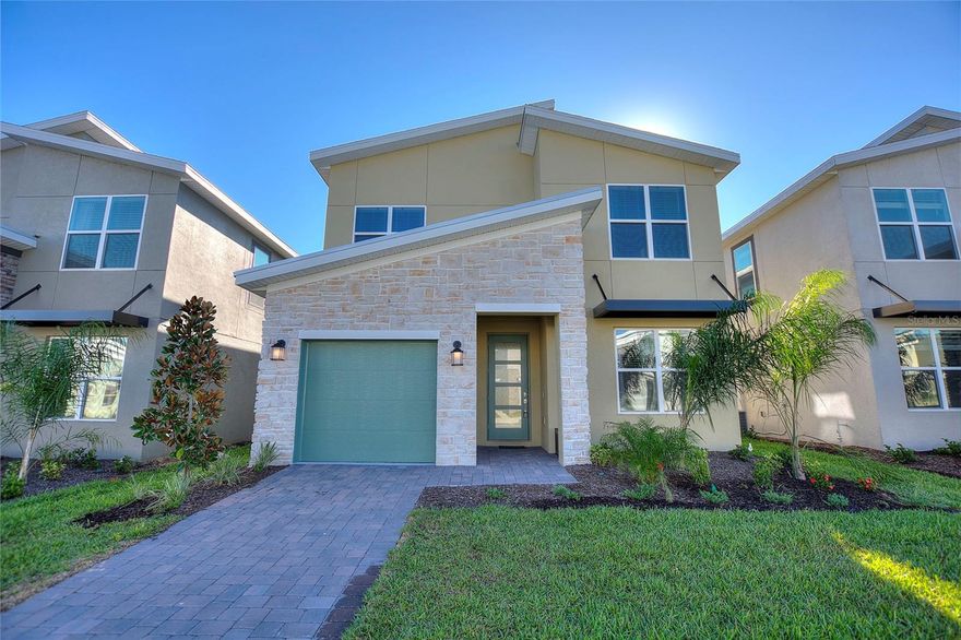 Beautifully furnished 5-bedroom vacation home located in the highly desirable gated community of ChampionsGate Resort. This well-appointed property features a private west-facing pool and spa, spacious living areas, an upstairs loft, and tastefully designed themed bedrooms. The home is fully equipped with Smart TVs in all bedrooms, the living room, and loft area, offering comfort and convenience for owners and guests.

The floor plan includes multiple king suites, a queen bedroom, and a themed bedroom with two queen beds, comfortably accommodating up to 12 guests. ChampionsGate Resort offers outstanding amenities including resort-style pools, lazy river, splash water park, fitness center, arcade, sports courts, convenience store, and access to nearby golf. Conveniently located near Walt Disney World, SeaWorld, Universal Orlando, shopping, dining, and major roadways.

This property is an excellent opportunity as a vacation home, second home, or short-term rental investment in one of Central Florida’s most popular resort communities.