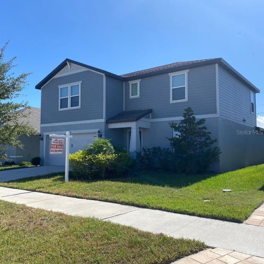 Welcome to your new home in Ruskin, FL

This generously sized 4-bedroom, 2.5-bathroom residence offers modern comfort with plenty of space for everyday living and entertaining. Open-concept layout with a bright living room that flows into the dining area and kitchen, ideal for gatherings. Stainless steel appliances, ample counter space, island, and walk-in pantry.

Four well-sized bedrooms, including a primary suite one the first floor with a private ensuite bath and walk-in closet. 2.5 baths with contemporary fixtures and a clean, neutral design. 

Private backyard with room for a patio, playset, or outdoor lounge area. Attached garage with additional driveway space. The neighborhood is family-friendly with nearby parks, schools, and shopping. Easy access to major routes for commutes around the Tampa Bay area.