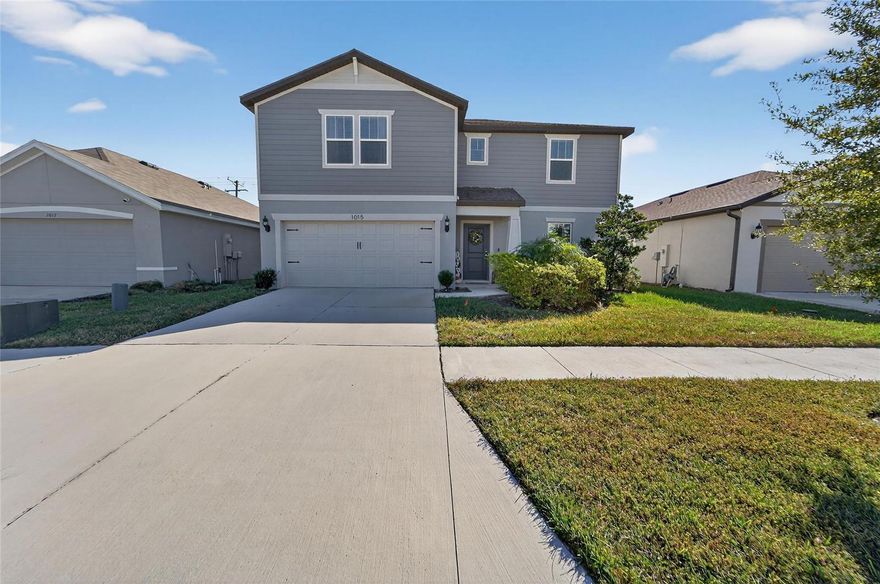 Welcome to your new home in Ruskin, FL

This generously sized 4-bedroom, 2.5-bathroom residence offers modern comfort with plenty of space for everyday living and entertaining. Open-concept layout with a bright living room that flows into the dining area and kitchen, ideal for gatherings. Stainless steel appliances, ample counter space, island, and walk-in pantry.

Four well-sized bedrooms, including a primary suite one the first floor with a private ensuite bath and walk-in closet. 2.5 baths with contemporary fixtures and a clean, neutral design. 

Private backyard with room for a patio, playset, or outdoor lounge area. Attached garage with additional driveway space. The neighborhood is family-friendly with nearby parks, schools, and shopping. Easy access to major routes for commutes around the Tampa Bay area.