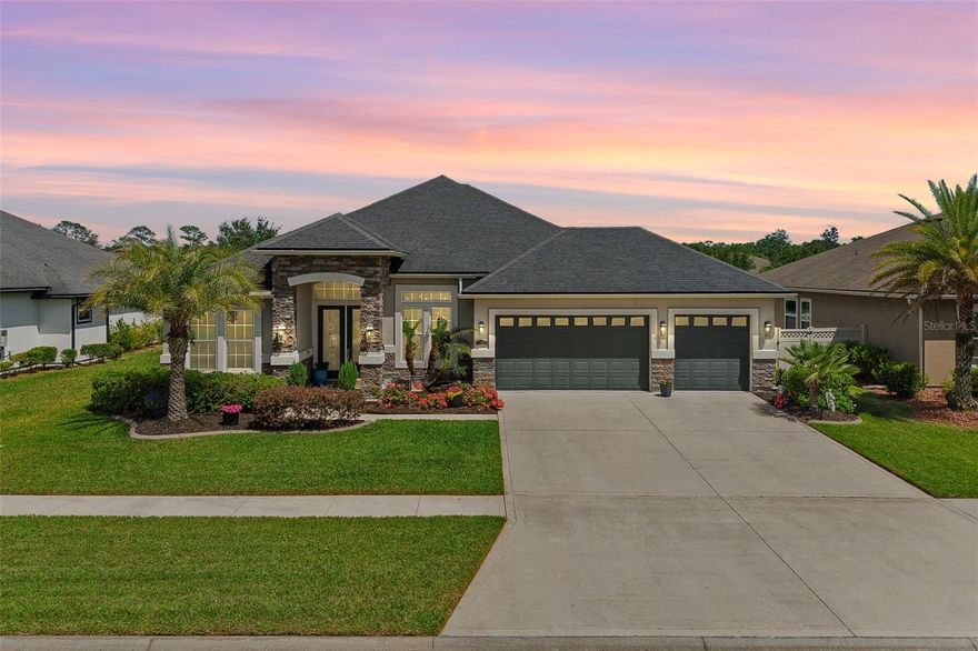 Make sure to check out the Virtual Tour for a 3D Model w/ Walkthrough, Floor Plan w/ Measurements, Video, & more! There are homes… and then there are the ones that feel like they’ve been carefully preserved in time, still showing like new and clearly cared for every step of the way. This one lands confidently in that category. Built in 2019 and sitting on a generous .28-acre lot in Arbor Mill, this 4-bedroom plus office, 3-bathroom home with a 3-car garage offers 2,517 square feet of thoughtfully designed space that actually lives the way people want to live.

Inside, the layout feels intentional from the moment you step through the front doors. The foyer opens into a bright, expansive living room with soaring ceilings, custom built-ins, and a sleek fireplace that anchors the space without stealing the show. Natural light pours in from the large sliding glass doors, pulling your attention straight through to the water view beyond. The kitchen keeps up effortlessly, featuring granite countertops, a substantial island made for everything from morning coffee to late-night snacks, stainless appliances, wall microwave and oven, and a gas cooktop that will make anyone who enjoys cooking feel right at home. The backsplash adds just the right amount of texture, and the open flow into the dining and living areas makes it easy to stay connected, whether you're hosting a full house or just enjoying a quiet night in.

The primary suite is positioned on its own side of the home, creating a sense of separation and privacy that feels more like a retreat than just another bedroom. With tray ceilings and plenty of space to breathe, it leads into a bathroom that checks all the boxes. Dual vanities, a soaking tub that invites you to actually use it, a walk-in shower, and a generously sized closet that won’t require seasonal negotiations. The additional bedrooms are well-sized and thoughtfully arranged, while the dedicated office gives you flexibility for work, hobbies, or a quiet escape when needed.

Step outside and things get even better. The screened-in lanai is fully set up for Florida living, complete with an outdoor kitchen that’s ready for weekend grilling sessions or casual evenings overlooking the water. The backyard opens to a peaceful pond view, framed by a clean, black aluminum fence that keeps things polished without blocking the scenery. It’s the kind of space where mornings start slower and evenings stretch a little longer.

Beyond the home, the Arbor Mill community adds even more to the lifestyle with a resort-style pool, pickle ball, tennis courts, dog park, and playground, all just a short stroll or quick golf cart ride away.

Location-wise, you’re right where you want to be. Just about 10 minutes to I-95 for an easy commute, roughly 15 minutes to the St. Johns Town Center for shopping and dining, and around 25 minutes to historic downtown St. Augustine where cobblestone streets, waterfront views, and great restaurants are always waiting. When the beach is calling, you’re looking at about a 30-minute drive to sink your toes in the sand.

Homes with this kind of layout, condition, and view don’t tend to sit quietly for long. If this one feels like it might check all the boxes, it’s probably worth seeing in person before someone else decides the same thing.