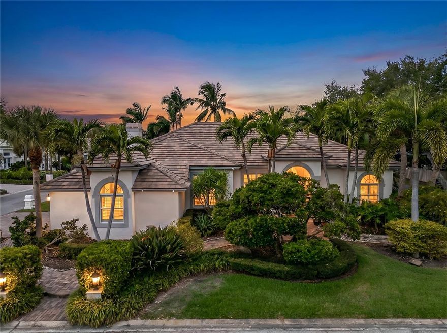 Experience refined living in this single-level executive residence located in the prestigious guard-gated community of Placido Bayou. Rarely available at this generous square footage, this Rutenberg-designed home blends timeless craftsmanship with thoughtful functionality in a highly desirable single-story layout. A custom front landscape with dramatic night illumination creates a memorable first impression, complemented by a side-entry three-car garage for added curb appeal. Inside, soaring ceilings and expansive spaces welcome you to a well-designed split floorplan featuring four bedrooms, a bonus room, and a separate office—ideal for both family living and entertaining. The open-concept kitchen flows effortlessly into the family room, highlighted by rich cabinetry, custom built-ins, and a cozy hearth with a gas fireplace framed by plantation-shuttered windows. The privately situated primary suite features a spacious bathroom with a large customized walk-in closet, updated shower, and jetted tub. Three additional bedrooms and two full baths are located on the opposite side of the home, providing comfort and privacy for family or guests.

Step outside to your private oasis with a custom pool, waterfall feature, and outdoor kitchen—perfect for relaxing or entertaining year-round. Notable upgrades include a whole-house Generac generator, gas fireplace, gas tankless water heater, new zoned HVAC system with updated ductwork, stainless steel KitchenAid appliances, and a spacious laundry room with utility sink. Ideally located just minutes from downtown St. Petersburg’s dining and shopping, the Vinoy Golf Club, Racquet Club tennis and pickleball facilities, and offering quick access to Tampa, area beaches, and two international airports. Enjoy peace of mind with no flooding during hurricanes Helene and Milton.