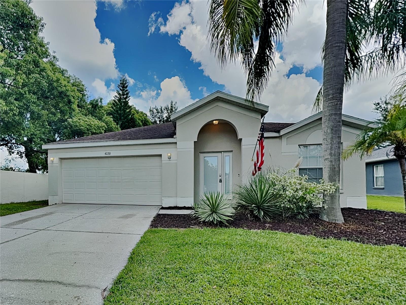 Take a look at this beautiful home, Clean and Move-In Ready, split plan featuring 4 bedrooms, 2 bathrooms, 2 car garage and approximately 1,956 heated square feet. Enjoy the freedom of a virtually maintenance free lifestyle while residing in a great community. Smart Home Tech - $21.95/mo; Washer/Dryer - $35/mo; High Speed Cable/Internet (if applicable by 3rd Party user) $55/mo; Renters insurance reqrd, Pool service (if applicable) is $150/mo, Septic System (if applicable)- $35/mo; Admin Fee - $150 after lease is generated. Applications are First Come First Serve basis. Possible Variable Rent Option – go to “Apply” on website and select Term for monthly rental options. This home is professionally managed and maintained by Owner. You deserve single family rental living at its best!