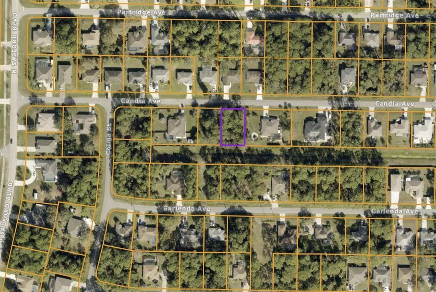 Beautiful property ready to build your new home! Located in a desirable and rapidly growing residential neighborhood area of North Port, Sarasota County. Owner financing available. Invest today!!