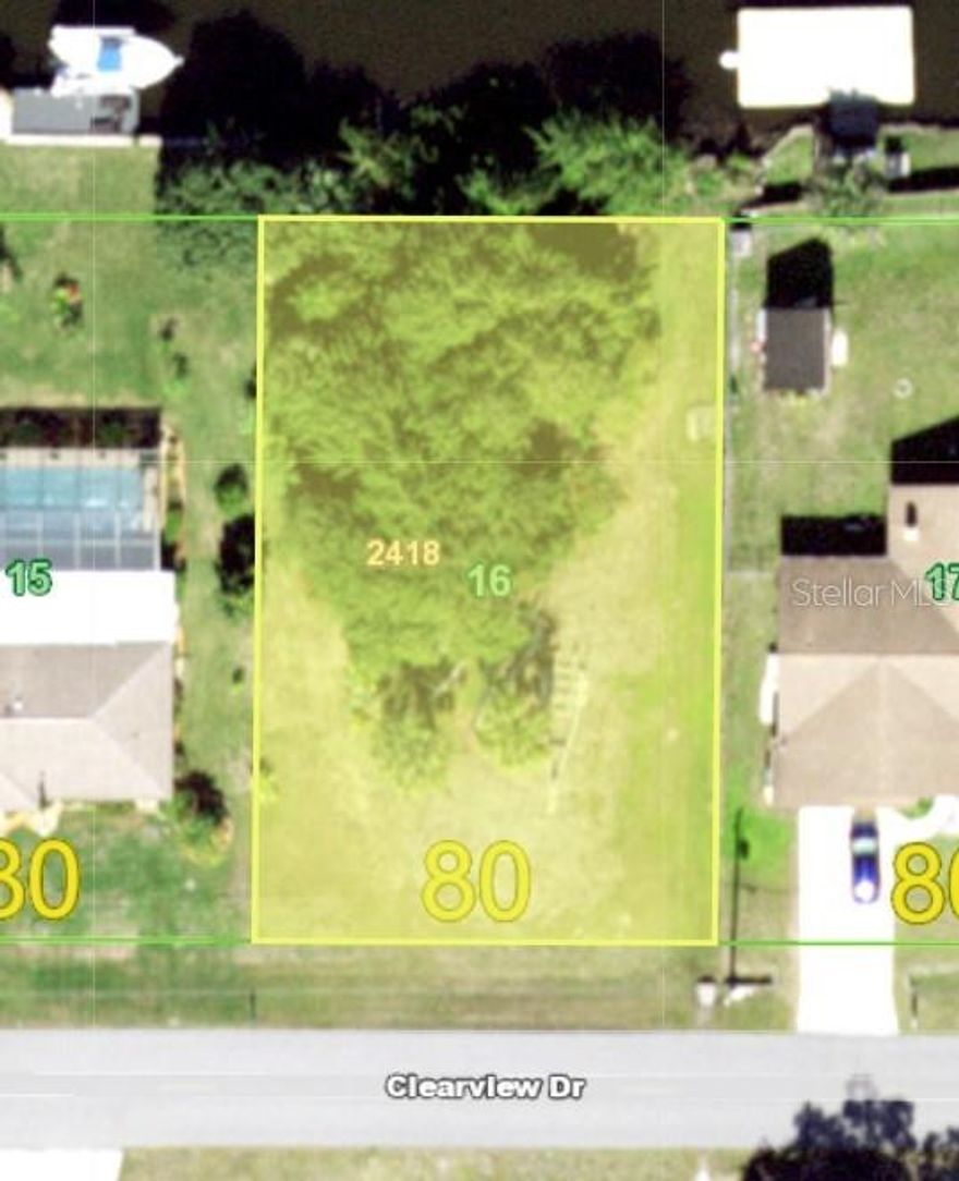 Beautiful CLEARED lot read to build your dream home. Canal opens to Charlotte Harbor, the river and Gulf Of Mexico. Shopping, restaurants and downtown are minutes away.