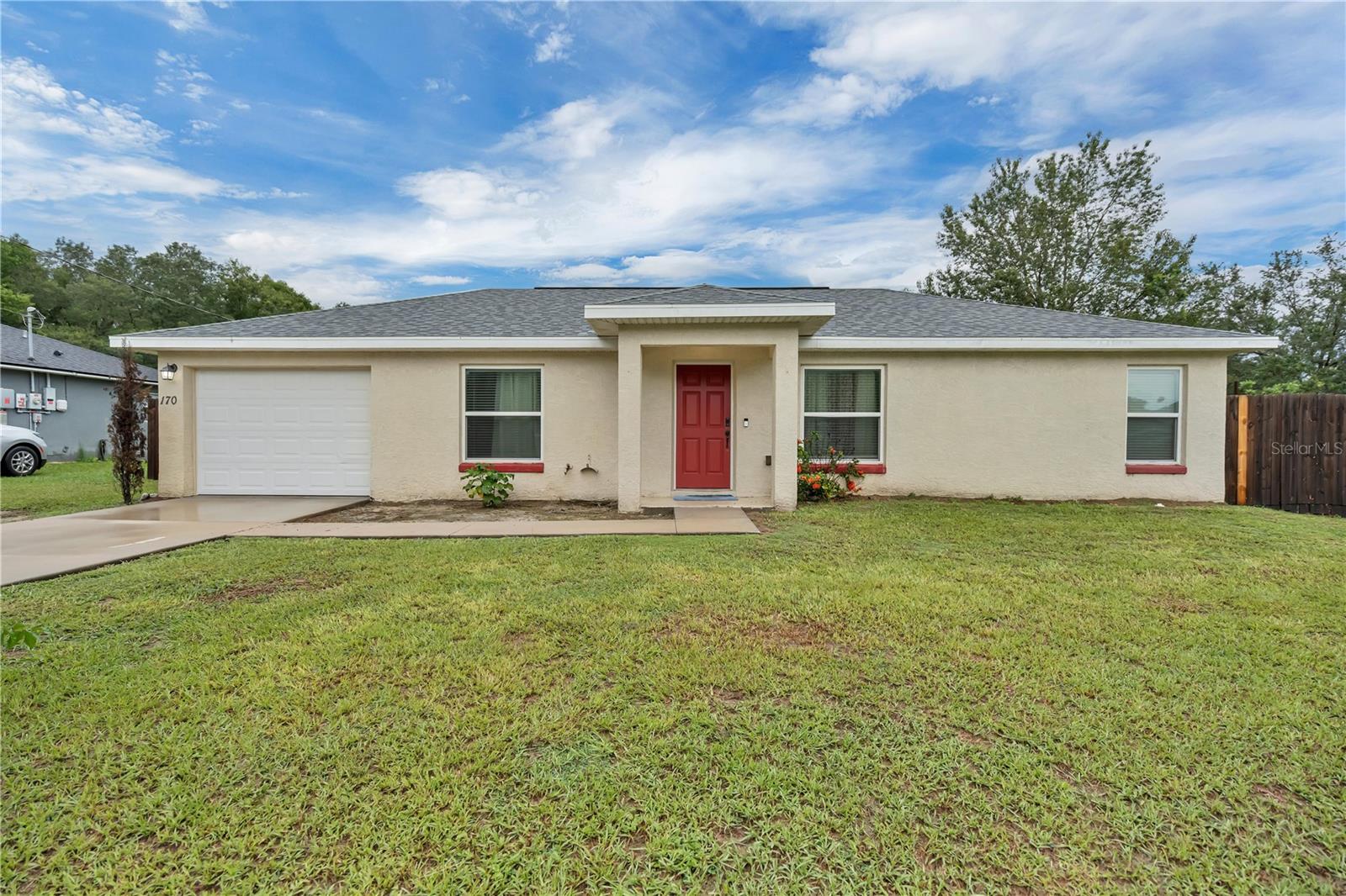 Welcome to your move-in ready home in the heart of Ocala! This charming 3-bedroom, 2-bathroom residence features a functional one-story layout, perfect for easy living. Built in 2019 and meticulously maintained, this home offers peace of mind with modern construction and no HOA or CDD fees. Nestled in a quiet, nature-filled setting, it’s ideal for those seeking tranquility without compromising on quality. Whether you’re a first-time buyer, downsizing, or looking for a solid investment, this property is a fantastic opportunity in one of Florida’s most peaceful communities. Don’t miss it!