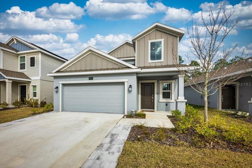 Welcome  to  is a two-story home with five bedrooms, two and a half baths, and a two-car garage. This impressive home offers an open floor plan with living room, dining area, and kitchen with beautiful island & pantry. The Owner Suite features a large walk-in shower, dual vanity, and fabulous walk-in closet. The second floor includes four bedrooms, and one bath. The loft is perfect for family game nights. This home comes fully equipped with Everything Included Features like new appliances, solid surface countertops throughout and oversized tile flooring in the wet areas. Discover the joys of beach-town living in Preserve at LPGA.  Scattered throughout the community are pockets of gorgeous wetland preserves for nature enthusiasts, while entertainment and endless fun run abound in Daytona Beach with its famous hard-packed beaches, the sparkling clear Atlantic Ocean and Daytona International Speedway. Residents also enjoy proximity to the highway for easy commutes to big city ... Call and schedule your appointment.