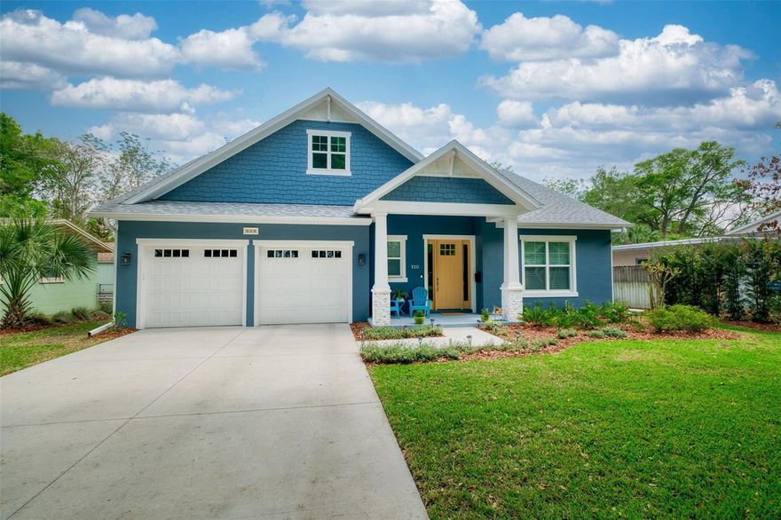 Welcome to a rare gem in one of Winter Park’s most sought-after neighborhoods, Brookshire Heights—where trees line the street and the mailman still delivers right to your front door. Perfectly positioned with the scenic and wooded Cady Way Trail in your backyard, this custom-built 2022 residence offers over 2,100 square feet of thoughtfully designed single-story living, where refined style meets everyday ease.  A desirable open-concept floor plan showcases three bedrooms and two bathrooms, enhanced by wood-look plank tile flooring, soaring ceilings and doorways, crown molding, and recessed lighting throughout. Expansive sliding glass doors with electric retractable blinds and transom windows flood the home with natural light, creating a seamless connection to the covered, screened lanai—perfect for effortless indoor-outdoor living and sophisticated entertaining.  The beautifully appointed kitchen is both striking and functional, featuring crisp white shaker cabinetry complemented by a contrasting gray island with seating for four, all topped with sleek white quartz countertops. A dedicated wine and beverage bar with a built-in refrigerator adds an elevated touch, while stainless steel appliances and a spacious pantry ensure everyday convenience.  Bathed in natural light, the dining area offers an inviting and elegant setting for both intimate gatherings and larger-scale entertaining, with expansive windows that bring the outdoors in.  The primary suite serves as a serene retreat, complete with private lanai access for a tranquil indoor-outdoor connection. A generously sized custom closet provides ample storage, while the spa-inspired bathroom features a timeless clawfoot soaking tub, honeycomb tile flooring, an expansive walk-in shower, and a dual quartz vanity—creating a luxurious, resort-style experience.  Two additional bedrooms offer flexibility for guests, family, or workspace, including one with stylish built-in shelving. A beautifully finished hall bath reflects the same elevated design and attention to detail found throughout the home.  Designed with functionality in mind, the well-appointed laundry room features built-in cabinetry and a hanging bar, provides convenient access to both the primary suite and main living areas.  A spacious 2.5 car garage allows plenty of room for storage, a golf cart or other toys. Ideally located, this residence offers convenient access to premier institutions including University of Central Florida, Rollins College, and Full Sail University. Enjoy nearby recreation at Winter Park Pines Golf Club and Cady Way Park, featuring a pool, playground, tennis and pickleball courts, and beach volleyball. Spend weekends boating from Dinky Dock Park onto the renowned Winter Park Chain of Lakes, or explore the charm of Park Avenue with its boutique shopping and fine dining.  Everyday convenience is enhanced with close proximity to AdventHealth Winter Park and the Crosby Wellness Center, along with easy access to Orlando International Airport.  Zoned for top-rated schools including Brookshire Elementary School, Glenridge Middle School, and Winter Park High School, this exceptional property seamlessly blends lifestyle, location, and lasting value.
Roof - 2022, HVAC - 2022, Electrical - 2022, Plumbing - 2022, Water Heater - 2022