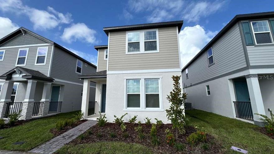 Welcome to this stunning 2025-built Meritage Home, perfectly blending modern design, comfort, and convenience! This spacious 4-bedroom, 2.5-bath home features an open-concept main level with a bright great room, dining area, and chef-inspired kitchen showcasing granite countertops, a walk-in pantry, and a breakfast bar—perfect for entertaining. A flexible front room offers space for an office, playroom, or gym. Upstairs, enjoy a roomy loft ideal for a second living area or media space. The luxurious primary suite includes a walk-in closet and spa-like bath with dual sinks and a walk-in shower. Three additional bedrooms, a full bath, and a convenient laundry room complete the upper level. Energy-efficient design, 2-car garage, and an unbeatable location just steps from the community pool and playground make this home the perfect retreat. Don’t miss your chance to call this beautiful home yours—schedule a tour today!
