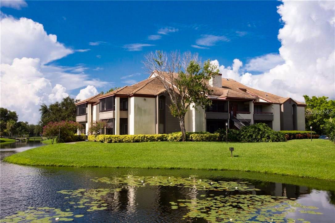 Welcome to paradise at Itopia Private Residencies, this condo is a One bedroom and One bathroom with Mahogany wood 42' Kitchen cabinets, granite counter tops, stainless steel appliances, full-size washer and dryer, high & vaulted ceiling, luxury vinyl plank waterproof floors all throughout and located on 2nd floor w/covered screened-in balcony & storage rm that you have access from living area and master bedroom overlooking gorgeous landscaping and lake. Rent Includes: Cable TV, Internet, Trash and 1 assigned parking spot and visitor parking. Itopia Private Residencies is gated community and offers 2 heated swimming pools, 2 hot tubs overlooking the lake, clubhouse for entertainment, Fitness Center with Plasma TV’s, Sauna, Business center with free Wi-Fi, Theatre Room for watching movies and sports, I-pod and I-box access, Racquetball court /Basketball Half court, tennis & Volleyball court. Conveniently located to Downtown St Pete, Tampa via I-275 or Gandy Bridge, MacDill AFB, and Pinellas Beaches