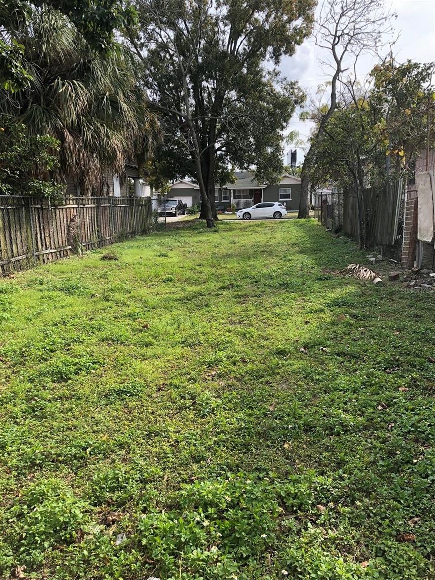 Vacant & buildable lot in West Tampa. 33x94 and zoned RM 16. Alley way located to rear of lot offers garage/in law suite opportunity. Future zoning could permit two units. Virtual Tour