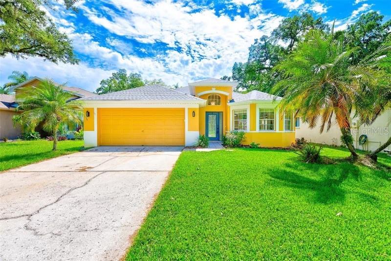 Welcome to your dream home! this beautiful fenced residence is located in a gated community of Whispering Oaks.Additional bedroom added in 2024. The open floor plan offers a brand new flooring with elegant tiles throughout the entire home.Inviting pool with a newer filter assembly, providing refreshing retreat year round.Step inside and be greeted by an abundance of natural light and beautiful finishes.Schedule a showing today before it's gone.