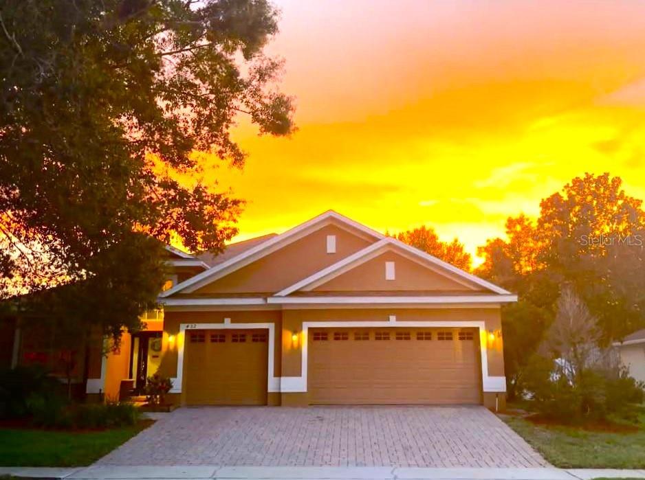 Welcome to this spacious and beautifully maintained 4 bedroom, 3 bath pool home located in one of Apopka's most sought-after neighborhoods. Here's your rare opportunity to grab the only home for sale in this gorgeous gated community. Pride of ownership is evident throughout this well maintained community creating a welcoming atmosphere and beautiful ambiance. This home features a split floorplan with over 2,200 sq. feet of living space and plenty room for both family time and privacy. In addition to the 4 bedrooms, this home has a bonus room ~ currently being used as an AWESOME home theater ~ AND an office space. Create the space of your dreams as the possibilities are endless in this amazing home. Enjoy Florida living at it's finest with your private saltwater pool and spacious screened lanai, perfect for relaxing or entertaining year-round. The chef of the house will LOVE cooking in the beautifully designed kitchen with gorgeous 42" solid wood cabinets and stainless steel appliances. The large center island is the perfect gathering spot where many family memories will be made over snacks, homework, heartfelt conversations and, of course, holiday events. Enjoy family meals in the large eat-in-kitchen space or entertain guests in the formal dining room. This home also has an abundance of storage space throughout and plenty of parking in the 3-car garage. Bring the pets as they will love playing in the large backyard secured by beautiful vinyl fencing. Grab the kiddos and burn off some energy at the playground which is within easy walking distance. Laundry won't feel like a chore in the spacious, indoor laundry room. An energy efficient water heater, newer A/C, brand-new roof and a fresh coat of paint is just the icing on the cake. Located close to shopping, dining, entertainment and just minutes from major highways, this home truly has it all.
