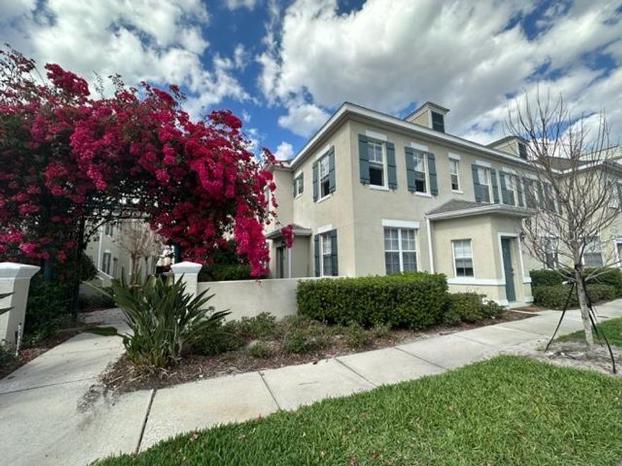 1 Bedroom + Den, fully furnished or unfurnished, ground floor Condo in Siena of Celebration. End unit condo letting in amazing natural light. Master Bedroom features attached bathroom and huge walk in closet. Open floor plan with Living Room, separate Dinning area and Kitchen. Den is a perfect work space or second Bedroom. Washer and Dryer included in unit. Rent includes Trash and enrollment in Blue Sky Property Management's Resident Benefits Package which includes renters insurance, On demand Pest Control, HVAC air filter delivered monthly, credit building to help boost your credit score with timely rent payments, $1M Identity Protection, move-in concierge service making utility connection and home service setup a breeze during your move-in, our best-in-class resident rewards program, and 24/7 Maintenance included in rent.