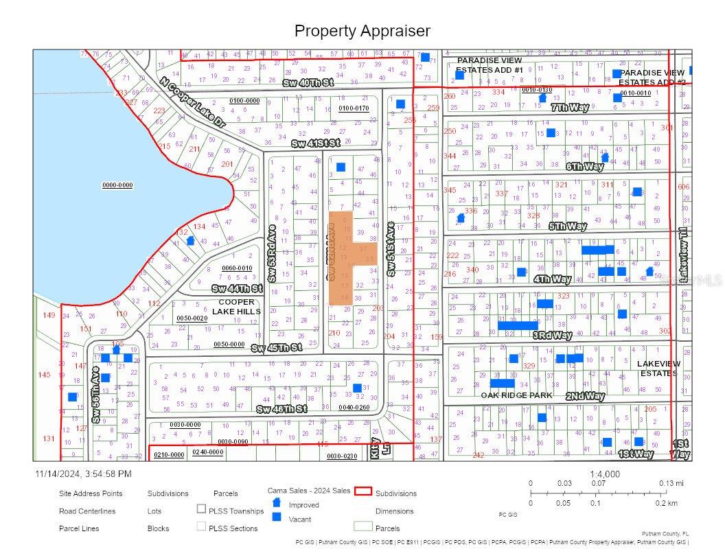 COOPER LAKE HILLS - Land