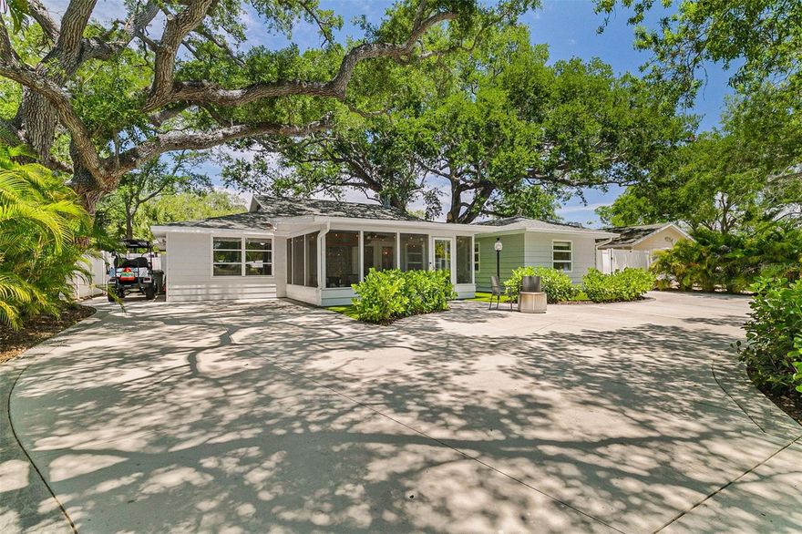 Old Florida charm in the heart of Arlington! Gorgeous and sprawling for it's kind, this 4 bedroom, 3 bath Florida bungalow was once ubiquitous throughout the sought-after neighborhood of Arlington, but is now becoming a rare GEM. Curb appeal galore, this home has been truly loved by it's current owners and is evident once you drive up. Located on a cul-de-sac, enjoy the peace of a truly quiet, low traffic street with friendly neighbors and lovely homes. A breezy front porch adds that Southern charm so fitting for this cottage under the Oaks. Generous in size and fully screened in, it adds a whole other living space for those that love the sound of birds while having their coffee or enjoy the evening breeze after dinner. After entering the double glass doors, the entire home opens up in front of you. Large spacious rooms in a home like this are hard to come by, but are what define this property. One (of 2!) En-suite Primary bedrooms has an attached bedroom that can be used as a nursery or home office. A kitchen made for gathering, including a proper dining space, opens to an enormous living room, all with gorgeous views of the pool and backyard.
The close proximity to excellent schools, and the incredible restaurants, cafes, and shopping that Southside Village has to offer has made having a golf cart a fun and practical mode of transportation for the current Owners.
Massive updates have been completed on this home, including:
- Entire plumbing system replaced in January 2026. NO CAST IRON! Brand new Impact pocketing sliders now open up the entire back of the home to a STUNNING, pool and spa (2025) along with an incredibly spacious screen enclosure and added room for outdoor kitchen. Entire property has had a recent landscaping overhaul that included a brand new concrete driveway and high-end turf laid throughout the yard (no mowing!). Tons of lush and tropical plants have been thoughtfully installed around the home and provide a gorgeous and verdant, but low maintenance, backdrop to this quintessential "Old Florida" bungalow. BRAND NEW Primary Bathroom with soaking tub, walk in closet and Impact sliders. New Flooring throughout (2022), Whole house water filtration system (2024), Roof (2017) with hurricane straps, added insulation, two A/C units (2017) new ductwork, three new water heaters, interior/exterior paint, lighting fixtures, blinds, hardware, and decorative features. The yard is fully enclosed (2016/2023) with beautiful white vinyl fencing. HUGE well-constructed Storage Shed (2024) for all the toys.

I cannot say enough about this gem of a home, tucked away, in beautiful Arlington Park. If a breezy, charming, unique Florida bungalow is what you're looking for, this is the one.