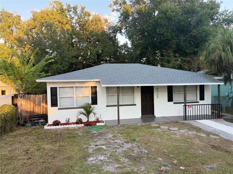 Charming single-family home in the heart of Sulphur Springs / Tampa, located at 8305 N Hillsborough Ln. This 3-bedroom, 2-bath residence offers approximately 1,055 sq ft of living space on a 4,750 sq ft lot. Highlights include central air conditioning, frame/masonry construction, and asphalt shingle roof.  The property is sold “as-is,” providing an opportunity for the new owner to personalise updates and finishes. Situated in the Kathryn Park subdivision, the home enjoys convenient access to local schools, shopping, and major roadways. Don’t miss your chance on this affordable Tampa home with great potential.