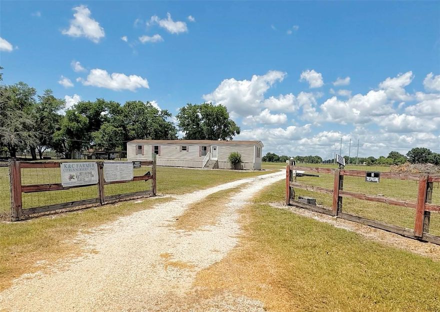 Turnkey opportunity to own a fully equipped citrus nursery on 5 acres! This versatile property is currently functioning as a citrus nursery, with the infrastructure already in place to support expansion into a variety of other agricultural uses.

Featuring four greenhouses (one greenhouse has 3 domes) totaling in approximately 16,000 square feet, each equipped with electricity and water. This property has two 4-inch wells with 5-inch submersible pumps, fertilizer injectors, a commercial-grade chemical/fertilizer sprayer, overhead irrigation, greeenhouse benches, 150,000 citrus grow pots, and much much more. Everything you need to hit the ground running.

There is additional space for in-ground planting, that has an existing irrigation system with timer already installed. On-site structures include a 12x12 air-conditioned office shed, a 8x8 dedicated chemical storage shed, and a 16x20 workshop with an attached lean-to for additional workspace and storage.

Also included is a 2006 single-wide mobile home offering 2 bedrooms and 2 bathrooms, with a split floor plan. The home features a rear covered porch, a private storage shed, and a full-home water purification system that also services the workshop and ice machine. Perfect for on-site living or staff housing. 

This property is fully set up and ready for continued operation. All measurements to be verified by buyer.