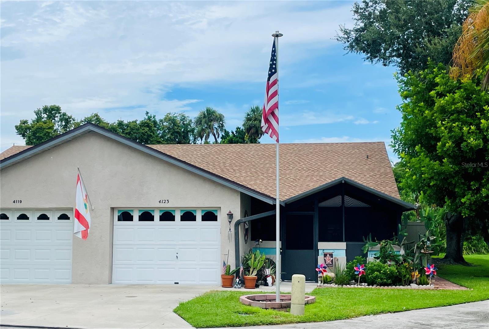 Welcome to this beautifully remodeled two-bedroom, two-bathroom villa that perfectly balances modern comfort with charming character. This 1,187 square foot haven has been thoughtfully updated throughout, creating a space that feels both fresh and inviting from the moment you step inside.
The heart of this home showcases stunning newer appliances that will make any cooking enthusiast smile, paired with gorgeous countertops and cabinetry that add both style and functionality to daily life. Wood-like ceramic tile floors flow seamlessly throughout the entire home, creating a cohesive and elegant atmosphere while being incredibly easy to maintain. You'll appreciate how these durable floors add warmth and sophistication to every room.
Both bathrooms have been completely transformed with modern fixtures and finishes, turning your daily routines into spa-like experiences. The attention to detail in these spaces reflects the care taken throughout this entire renovation, ensuring every corner of your new home feels polished and current.
Step outside to discover not one, but two delightful outdoor spaces that extend your living area into the Florida sunshine. The large front screened-in porch provides the perfect spot for morning coffee or evening relaxation, protecting you from insects while allowing you to enjoy gentle breezes and outdoor ambiance. The fenced-in back courtyard offers privacy and versatility, whether you're hosting intimate gatherings, gardening, or simply unwinding after a long day.
Location couldn't be more convenient for this gem. The community's proximity to major transportation routes makes commuting a breeze, while the nearby Skyway Bridge opens up endless possibilities for weekend adventures. You'll find yourself perfectly positioned between urban conveniences and natural beauty, with easy access to everything the greater Tampa Bay area has to give you.
Daily errands become effortless with quality shopping options just a short drive away, including reliable grocery stores for all your household needs. Families will appreciate the proximity to educational facilities, while nature lovers can explore nearby preserves and parks that showcase Florida's incredible wildlife and natural landscapes.
The community itself offers a peaceful residential atmosphere while maintaining excellent connectivity to major highways. Whether you're commuting to work, heading out for recreation, or welcoming visitors, you'll find this location strikes an ideal balance between tranquil living and accessibility.
This villa represents an exceptional opportunity to own a completely updated home where every detail has been carefully considered. The combination of modern amenities, thoughtful design choices, and prime location creates a living experience that truly stands out in today's market. The quality of recent renovations means you can simply move in and start enjoying your new Florida lifestyle immediately.
Community pool just steps away.