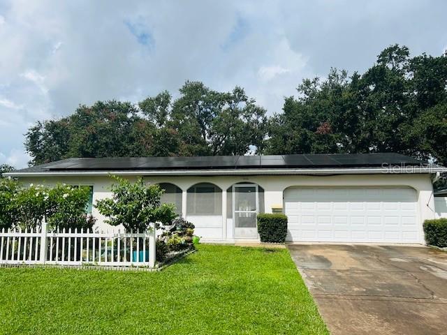 Solar panels will be PAID OFF by sellers at closing! Big potential to add extra heated square footage!
Welcome to this beautifully maintained 3-bedroom, 2-bath home in a desirable St. Petersburg neighborhood. Thoughtfully upgraded for comfort and peace of mind, this property features a NEW ROOF (2022), SOLAR PANEL SYSTEM (2019), WHOLE-HOUSE GENERATOR (2019), complete RE-PLUMBING (2019), TANKLESS WATER HEATER, and STORM-RESISTANT WINDOWS (2016).
Inside, the open floor plan offers a bright, inviting space with a spacious living room that flows into the dining area and kitchen. The kitchen provides ample cabinet storage and generous counter space, making it ideal for everyday living or entertaining.
The primary suite includes a private bath, while two additional bedrooms provide plenty of natural light and closet space. The second bath is conveniently designed for both family and guests.
Step outside to your private backyard with mature landscaping, perfect for relaxing, gardening, or gatherings.
This move-in ready home offers energy efficiency plus peace of mind with major system updates—all just minutes from shopping, dining, schools, parks, and Gulf beaches.