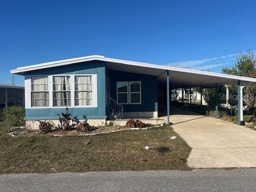 5339 MONTEGO DR 2 BEDROOM 2 FULL BATH DOUBLEWIDE WITH MANY UPDATES WITHIN THE LAST 4 YEARS. MEMBRANE ROOF, VINYL SIDING,OUTSIDE STEPS, HOTWATER HEATER, REBUILT SHED, VYNIL FLOORING, FRENCH DRAIN, MASTER BEDROOM SHOWER, VANITIES AND COMES WITH INDOOR WASHER DRYER. HOA REQUIRES A BY-IN TO THE COMMUNITY. CONTACT FOR DETAILS.