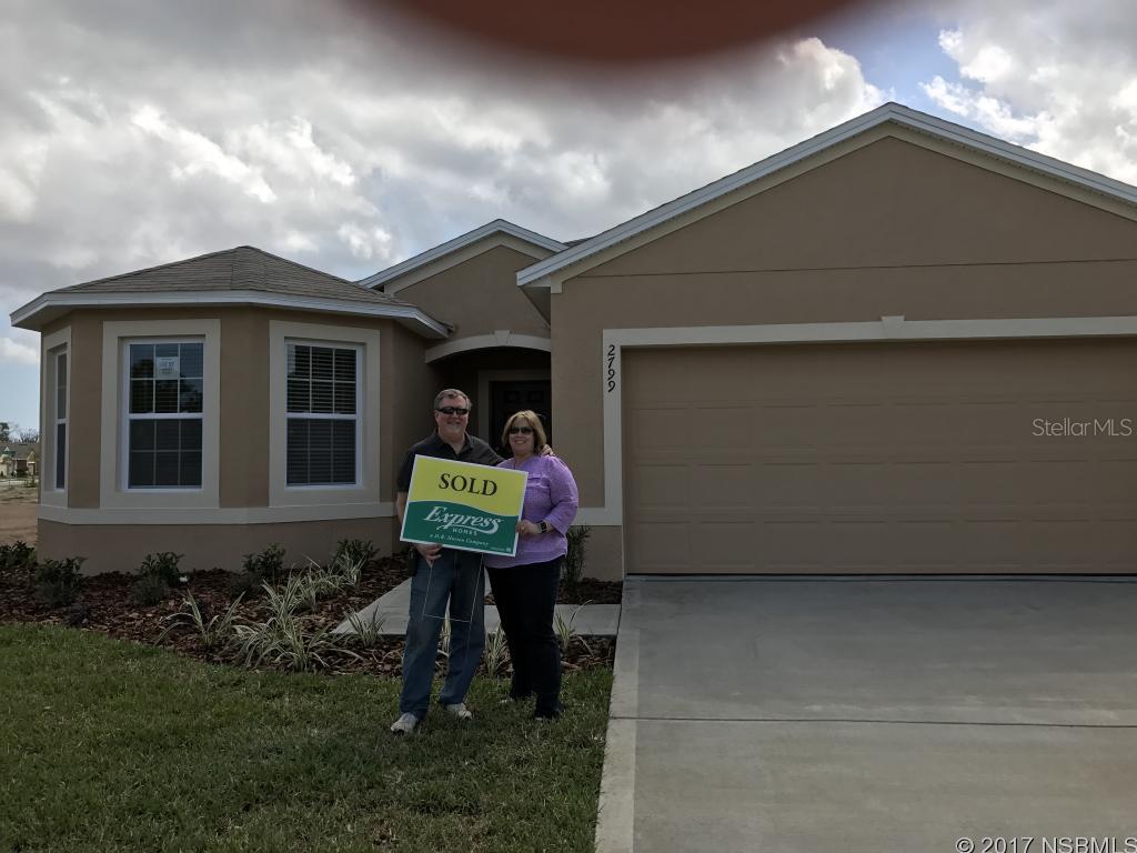 BRAND NEW COMMUNITY! BRAND NEW HOME! Never lived in 3 bedroom 2 bath home. Light, bright and airy open concept plan in neutral palette. Plenty of room for your family AND an office! Fully equip kitchen with a pantry and ALL BRAND NEW! Lovely patio to enjoy your morning coffee in your piece of Paradise. Walk to the community pool and enjoy it without the bother of pool maintenance. Convenient to 95 and only 5 miles to the BEACH or Flagler Avenue and wonderful restaurants. Hurricane Matthew didn't touch this one! This home is an excellent value.