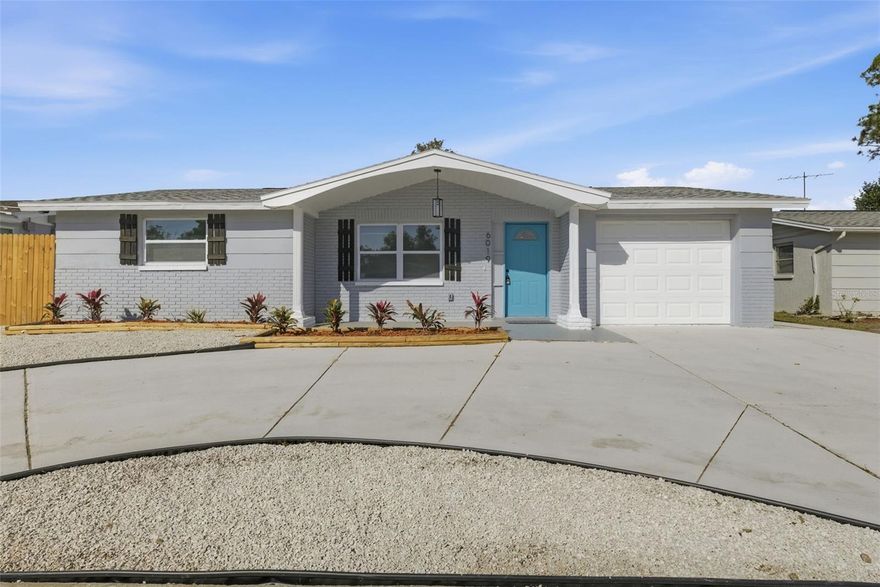 One or more photo(s) has been virtually staged. WITH A FULL PRICE CONTRACT The seller will help with closing cost expenses , Home Warranty , Home inspection cost reimbursement WITH A GIFT OF A .BONUS - 50" TV!! This Is the New Port Richey Life Everyone Loves ! NO HOA NO FLOOD ZONE
3 Bedrooms • 2 Bathrooms (Second Bath in Garage) • 1-Car Garage
BRAND NEW WINDOWS, BRAND NEW ROOF, BRAND NEW AC, BRAND NEW AC DUCT, BRAND NEW WATER HEATER, BRAND NEW STAINLESS STEEL APPLIANCES, BRAND NEW QUARTZ COUNTERTOPS, BRAND NEW SHAKER KITCHEN CABINETS,NEWER GARAGE DOOR 

Completely remodeled and gorgeous inside and out, brand new LVP flooring throughout, both bathrooms, remodeled, fresh paint, inside and out,  and fresh landscaping completing the package. Move-in ready, fully upgraded, and packed with seller incentives — schedule your showing today before it’s gone.