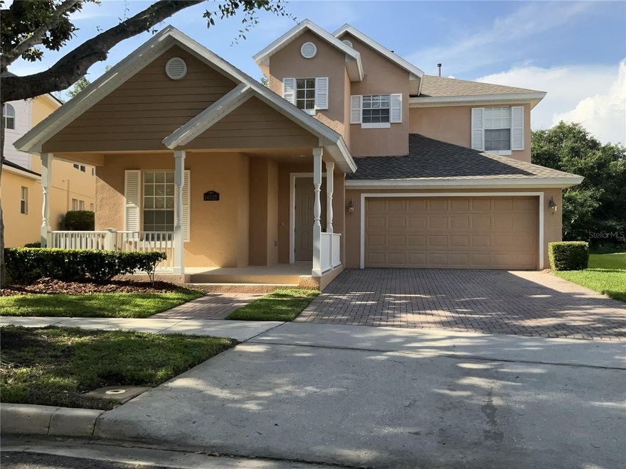 2 -Story single family home with 4 bedroom, AND 4 full bathrooms! Located in the highly desired Independence community! Gas heated pool/spa, lovely covered front porch, no rear neighbors. One bedroom and bath on main floor, Brand new carpet in bedrooms and stairway,  laundry room on the main floor the washer and dryer are included, 2 car garage with garage door opener. The roof was replaced in 2025, The water heater was replaced in 2021, The pool gas heater was replaced in 2019. Basic cable and internet is included in the monthly association dues. Community pool, tennis courts, playgrounds, walking paths and more!