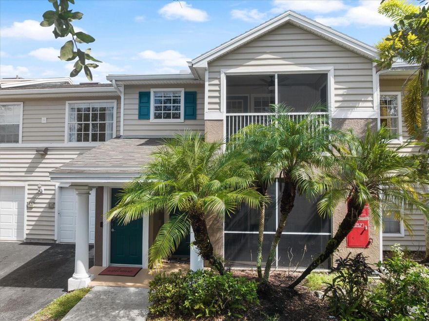 Attention All  Investors - Excellent investment property comes turnkey with all furnishings, Lakewood Ranch living without CDD fees! Welcome to a modern and inviting 2-bedroom, 2-bath condo located on the second floor in The Village at Townpark, Lakewood Ranch.  This bright, spacious and airy home spans 1,080 square feet, offering luxury vinyl plank flooring that complements the light-filled interior. The kitchen is a chef's delight, featuring a stylish farm sink, soft-close cabinets, panel front dishwasher for a seamless look, and designer lighting. High 12' ceilings add to the spacious feel, while custom walk-in closets provide ample storage.  Being smartly designed the second bedroom offers versatile options as an office, guest room, or additional living area. 

The enclosed balcony is a perfect retreat, complete with a storage closet. Enjoy the many community amenities including a sparkling pool, clubhouse, fitness center, playground, park, sand volleyball court and more. The complex is pet-friendly with conditional allowances.  

This unit is centrally located in Lakewood Ranch, close to shopping, dining, and entertainment options, with easy access to I-75 and beautiful beaches like Lido, Siesta Key, and Anna Maria Island. The building is undergoing roof replacements due to hurricane damage to be replaced in the next several months.  The seller will pay the assessment in full.