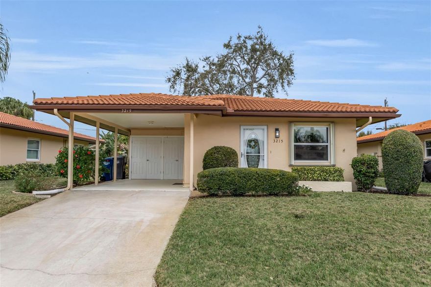 This impeccably clean and beautifully remodeled 2-bedroom, 2-bath home is truly move-in ready and designed for easy Florida living. The home features ceramic tile in the entry, kitchen, laundry room, and second bathroom, with luxury vinyl tile flooring throughout the remaining living areas for a seamless, modern look. The popcorn ceilings have been professionally removed, and fresh paint throughout creates a bright, crisp interior. 
The updated kitchen has corian countertops, a new dishwasher (2025) and the home features a new washer and dryer (2025), rarely used since installation. Hurricane shutters provide valuable storm protection and the roof was replaced in 2020, for added reliability.
The home is being sold fully furnished---simply bring your clothing and begin enjoying your new home immediately upon closing.
The spacious primary bedroom offers a large walk-in closet and pocket doors for privacy. Large windows throughout fill the home with natural light, while the generous lanai provides a welcoming space for entertaining guests.
Residents enjoy a community pool heated and cooled for year-round comfort. This well-maintained, self-managed community with an 
elected board members available to assist residents.
Ideally located near everyday conveniences, including Detweiler's Farm Market, Publix Super Market, and just minutes from the dining, shopping, and cultural attractions of Sarasota, this home offers exceptional comfort, convenience and value.