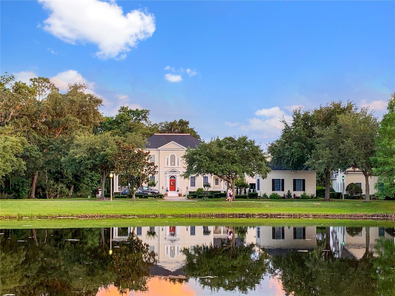 This elegant and stunning, custom home was built in 2000 by the award-winning builder, ISSA Homes and recently fully renovated to a modern and luxurious standard. No detail was missed, and no expense spared in this one-of-a-kind home which was originally built for the builder himself. The interior of the estate includes spacious living areas, 6 bedrooms, as well as 6- and one-half baths, two with bidets. The second level West Wing, accessible via an intricately decorated elevator, is complete with a large master suite along with two bedrooms and two full baths. In the lower-level East Wing you will find a gourmet kitchen, living spaces, bedroom with full bath, and large laundry room. An in-law suite with separate entrance has two bedrooms, a full kitchen, bathroom, and laundry space. The storage is abundant in this spacious home. The 3rd floor has been converted to a full cinema room. The property has attached and detached double garage with room for four vehicles. Take a look from the many porches for a view of the beautifully landscaped estate, golf course, and sparkling pond and a one-of-a-kind oversized pool, spa, and waterfall. Enjoy drinks looking over the 13th hole or from the hidden garden under the oak tree. Enjoy outdoor living with a fully equipped outdoor kitchen, with Italian pizza wood burning oven.