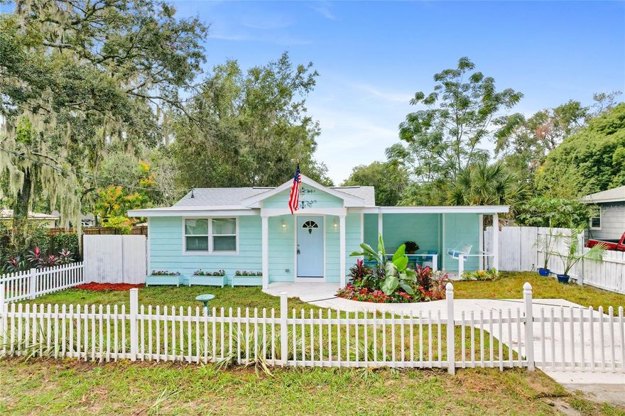 1922 Quintessential Mount Dora Historic Fairytale Cottage. within Walking Distance to Downtown Mount Dora, Uptown Mount Dora and Lake Dora. This utterly breathtaking 3 bedroom, 2 bathroom home is an historic cottage and yet it is 100% updated to the minute, creating your dreamy forever home. Nothing could be done to the home to make it more perfect. Brand new: Roof, Kitchen, Bathrooms, Water heater, Floors, Doors, Appliances, Kitchen cabinets, Farmhouse sink, Faucets, Vanities, Paint of Interior and Exterior, Air Conditioning, Ceiling Fans, Chandeliers, Driveway, Landscaping, Sod, Raised flower beds and Fencing. All this while still maintaining some ancient features such as the 100 year old door handles and door knocker. The pretty front porch welcomes you to rest. Nestled on a street filled with adorable like-time cottages, you can walk out your door and stroll up a block to the Baseball field, continue to the Breweries, restaurants and day/evening entertainment spots. Continue your stroll to beautiful Lake Dora with its Marina, boat slip and all the boating, fishing, jet skiing and tour boats. Turn to your left and immerse yourself in the ancient, shaded rich trails of the Mount Dora Boardwalk and Lighthouse. Turn to your right and you will find yourself in the iconic Downtown Mount Dora town that has been described as one of the most beautiful towns in the USA with its Cafes, Restaurants, Bookstores, Strolling Musicians, Art Festivals, Art Galleries, Sailing Regattas and Pet Festivals. The Historical Lakeside Inn, the oldest continuously operating Hotel in Florida with its waterfront walks, little lakeside beach, poolside bar and historical restaurant greets you on your walk. There are smiling faces, friendly neighbors, clubs, families, great schools and culture of depth in this stunning community and this home is in the heart of it all. Buying a home in Downtown Mount Dora offers a lifestyle sought after by many but achieved by few. Please watch Virtual Tour with Click to Listen. Owner is Florida Licensed Real Estate Broker