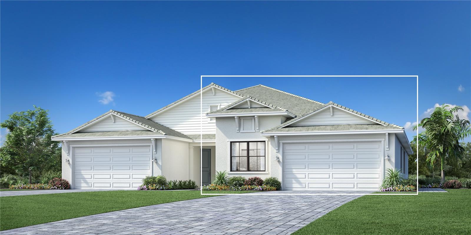 Step into style and comfort in this beautifully designed 3-bedroom, 2-bath villa offering 1,802 sq. ft. of thoughtfully crafted living space. This home showcases designer-appointed features throughout, including luxury vinyl plank flooring and elegant finishes that blend modern style with everyday functionality. An open-concept layout creates a seamless flow from the main living area to the screened-in lanai, accessed through sliding glass doors—ideal for enjoying Florida’s indoor-outdoor lifestyle. The kitchen and great room are light-filled and spacious, perfect for entertaining or relaxing. The primary suite is a true retreat, featuring a spa-inspired bathroom with a sleek rainhead shower for a touch of everyday luxury. Two additional bedrooms provide flexibility for guests, a home office, or hobby space. This villa is where comfort meets convenience—stylish, smart, and move-in ready.