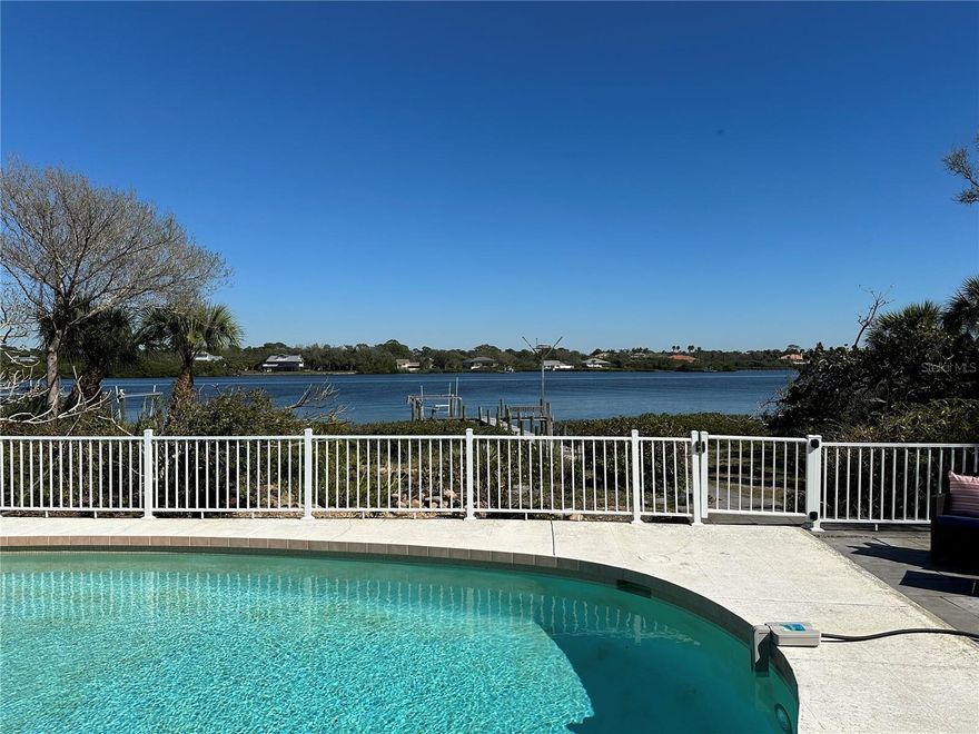 Majestically sitting on Lemon Bay with expansive water views of
the ICW waterway. A perfect location on MANASOTA KEY. This
timelessly constructed Home, offers 3,122 sq. feet of living space
with five bedrooms, four baths, HEATED POOL, and DOCK that
includes its own power and water. There are no fixed bridges to the
Gulf or Venice, and just a short boat ride leading out to the Gulf
of Mexico. This home has been designed with an entertaining
lifestyle in mind. Living areas offer both a split floor plan, and the
trendy open concept for “entertaining made easy” flowing out to
the lanai. The spacious two car attached garage with high ceilings
and direct access into the home, no stairs or elevator necessary. A generous amount of storage
space for all your storage needs, with an ample amount of
parking available. The entrance of the drive way also offers
additional parking space. The Primary en-suite connects to the
pool with views of beautiful Lemon Bay. The primary en-suite
allows you to awake to Magnificent Sunrises, offering dual closets
with a large privacy bathroom just beyond. In addition to the
primary en-suite there are four more bedrooms including a
second ensuite. Great for longer term house guests. With an elevation of 10.3 feet, this house continues to remained dry year around even through recent storms. A recently
updated kitchen adjoins the great room, and dining area having
unobstructed, spectacular views of Lemon Bay! A path leading
from the pool to your private dock. This area could enhanced by
wild flowers or native vegetation if preferred. The perfect place to
sit and watch the peacefulness of the beginning of the day. Enjoy
sitting with a cup of your favorite coffee and maybe holding a
fishing pole, or simply enjoying all your sunrises and the
tranquility of morning tides and meditation. The dock also
provides a natural setting to enjoy the endless amount of wildlife
Lemon Bay has to offer, including our popular Ospreys. The dock
does have an Osprey perch attached to accommodate our native
and majestic birds. The heated pool is surrounded by a truly
impressive lanai. The lanai is partially unscreened, making it
perfect to enjoy if you are a sun worshipper on sunny days, while
providing cover if you prefer the shade. The custom heated pool
will accommodate swimming all year around! The location of this
home is ideal having easy access to the mainland, if you are a
part timer and want to launch your boat when in residence you
may use the county boat ramp just 2 minutes away. Quick access
to Manasota Beach, a fifteen-minute ride by boat to the pass out
to the Gulf of Mexico, close proximity to the exclusive Manasota
Beach Club, offering fine dining, tennis, pickleball. Shopping
within five miles on the mainland, boutiques and restaurants at
the south end of Manasota Key, golf courses nearby, and Sarasota
airport.