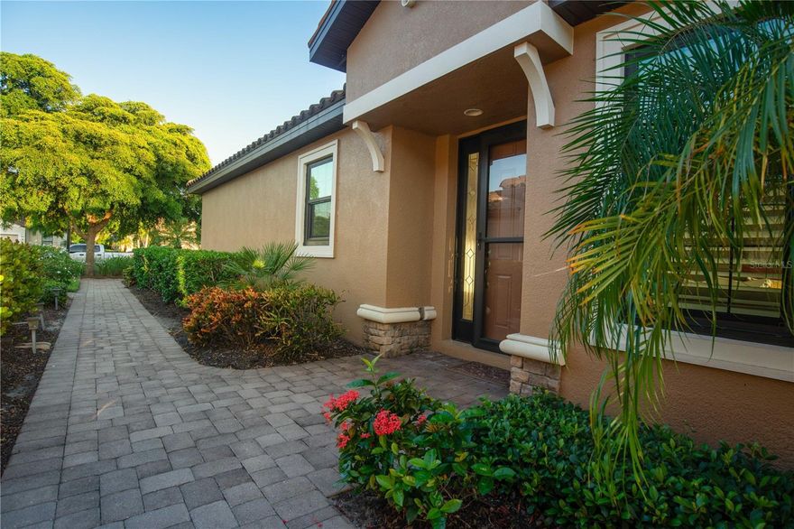 HOT— Rarely available For LEASE at the ESPLANADE by SIESTA KEY community. Location, Location, Location. Close to shopping, restaurants and Siesta Key Village and Beaches. This two bedroom plus a den VILLA home is ready for your stay in paradise. This home is loaded with upgrades. Beautifully decorated, turnkey furnished with everything you need to enjoy your stay. Two car garage. Walk to the Esplanade Resort style community center that features clubhouse, an amazing resort style heated pool, spa tub, tennis courts, pickle ball courts, fitness center, grand poolside patio, firepit, and lush tropical landscape. Gated community on nearly 77 acres. Located just moments from the Gateway shopping mall. Siesta Key Beaches are just a short three mile trip across the Stickney Point Bridge. Downtown Sarasota is 6.5 miles, and the SRQ Airport is 10 miles from Esplanade. A private screened covered patio adjoins a screen lanai that overlooks the serene green views a scenic lake. Lanai is complete with a gas barbecue grill, covered dining table and sunshader for rain or shine. Open for Reservations now through January 2026 and March through December 2026. Two month minimum stay. Beds: 1 King, 1 Queen, 1 Double Bed. Monthly rates for May through November $3500 and December through April $6500. February 2026 is reserved by the Owner. No Pets. Call today to shcedule a showing and make a Reservation for your stay.