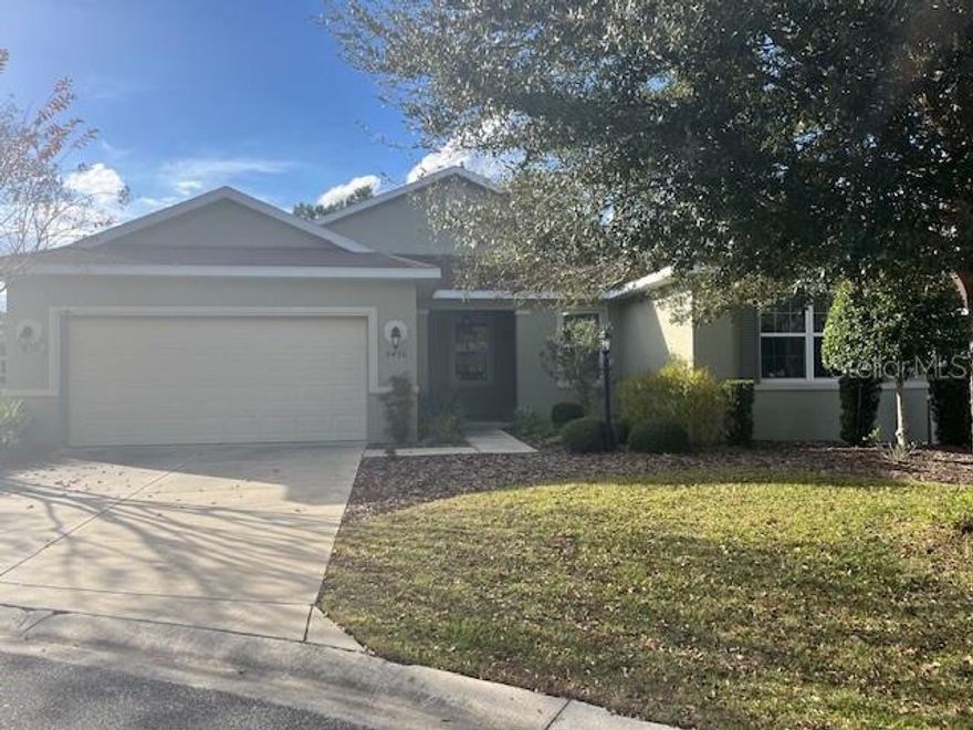 Unfurnished home for rent in Windsor, On Top of the World. This Yvette floor plan offers 2 bedrooms plus a flex room, 2 bathrooms, and a 2-car garage, with crown molding and upgrades throughout. The front of the home features a private guest suite with carpet, closet space, and an upgraded bathroom with a quartz vanity and tiled shower with glass enclosure. The flex room is ideal for a home office or hobby room and opens to the main living area. The open layout flows to the screened, L-shaped lanai, perfect for relaxing or entertaining. The kitchen includes granite countertops, staggered espresso cabinets, a built-in wall oven, drawer microwave, a large island, and a dining nook with a picture window overlooking the backyard. The spacious primary suite offers a ceiling fan, dual quartz vanities, a walk-in tiled shower with bench seating, and a large walk-in closet. Enjoy Florida living year-round and take advantage of the included community amenities. Minimum 1-year lease at $2,000 per month plus utilities. Dog friendly. (Property ID 086WIN)