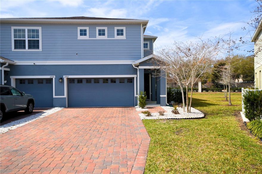 Beautiful corner-unit townhome in a gated Kissimmee community, featuring 3 bedrooms, 2.5 baths, and a 2-car garage, plus an extended driveway that fits up to 6 cars—a rare bonus.

This former model home offers a bright, open layout with tile flooring downstairs, and a stylish kitchen with granite countertops, stainless steel appliances, and a large island (all appliances included). Upstairs, the primary/master suite is on the second floor with a walk-in closet, along with a flex/loft area perfect for a home office and two additional bedrooms. All bathrooms feature quartz countertops.

Enjoy community amenities including a pool, playground, walking trails, and a lake, just minutes from The Loop, shopping, dining, and easy access to Florida’s Turnpike and I-4.