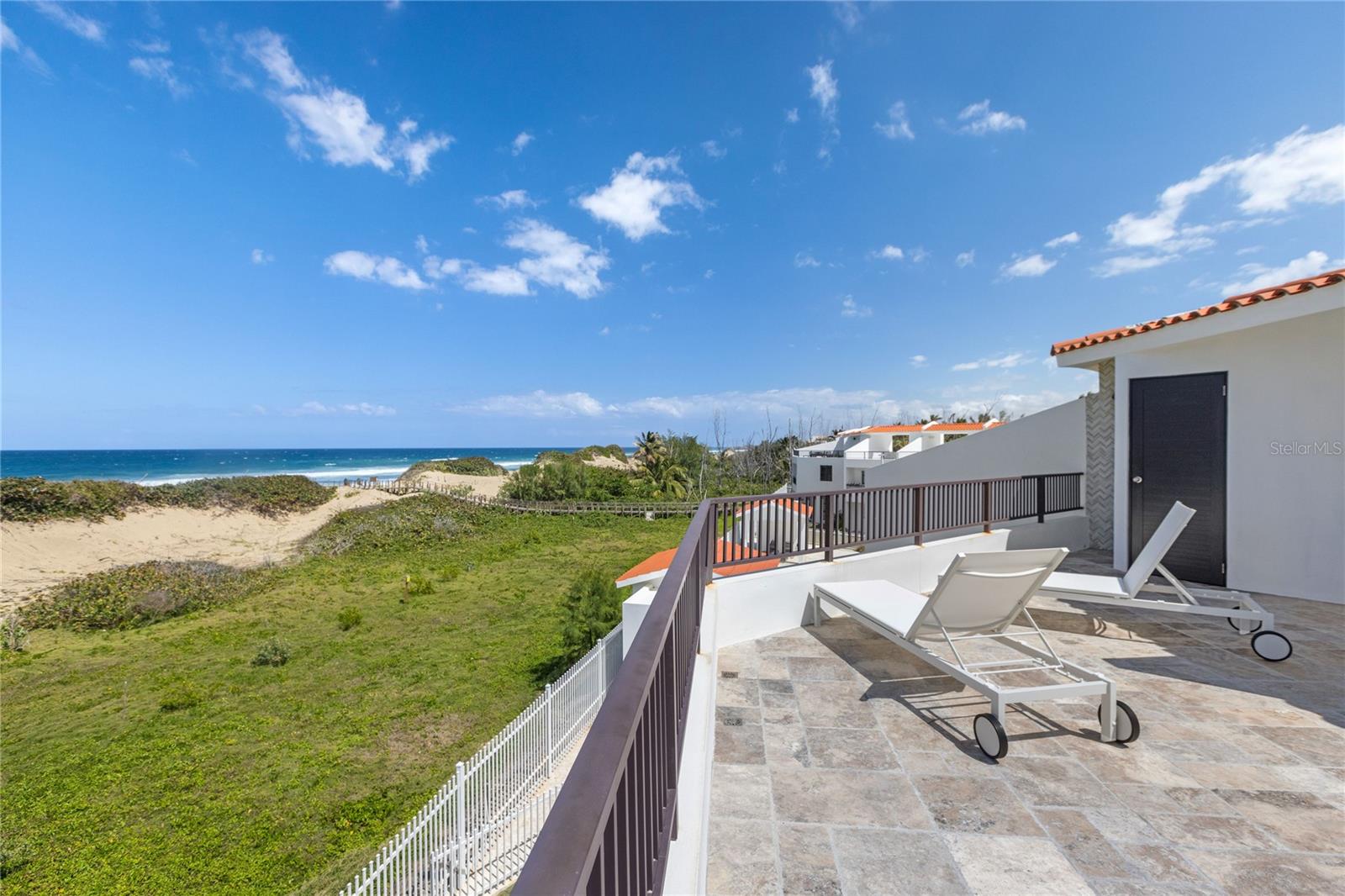 Beach front Villa in exclusive gated community. Interior is exquisitely designed with balance of elements that provide a nurturing ambience. Interior spaces provide both private spaces, still with an open concept that integrates them. Sold furnished and with appliances. Terrace on first level with easy pool access. Balcony in master bedroom, and terrace in third floor with an amazing ocean view. Terrace has plenty of sitting areas that allows lounge chairs, dining table/area, sitting furniture, open/outdoor grill with sink and counter space for either prep's, or stool space; still spacious enough to provide free transit. Terrace has an additional half bathroom with ocean view and an outdoor shower while enjoying sand dunes and the ocean. 2 parking spaces. Potential for third room. Complex has private boardwalk for beach access. Total square feet : 2,041.52. First and second level 902.15 square feet (first and second level each) Third Level 237.2 square feet. HOA when property is for single family home (no vacation rental) is $471.48/month. HOA when property is rented as a vaction rental is $707.22/month.
Property taxes $2,303.80/year. Insurance $4,373.83/year.