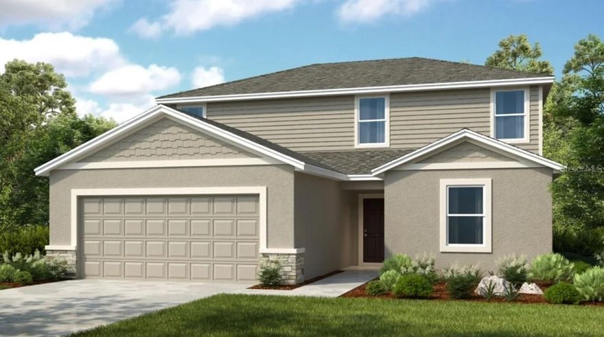 Under Construction. What's Special: Loft | Appliances Included | Deep Backyard | No Rear Neighbors. New Construction - July Completion! Built by America's Most Trusted Home Builder. Welcome to the Cardinal at 216 Streamwater Way in Waterstone! This new home offers an open great room and dining area that create a bright, comfortable space for everyday living and entertaining. The kitchen is thoughtfully placed with a white cabinets, quartz countertops, a center island, walk-in pantry, and easy flow to the main living area. A secondary bedroom and full bath are off the foyer, while a covered patio extends your living space outdoors and is perfect for relaxing at the end of the day. Upstairs, the private primary suite is joined by two additional bedrooms, a spacious loft that gives you flexibility for a second living area, play space, or home office, and the laundry room. A two-car garage and convenient storage throughout make this floor plan both practical and inviting. Spanning 400+ acres, Waterstone blends seamlessly into Groveland’s natural landscape just minutes from Clermont. Surrounded by Lake County’s rolling hills and nearby lakes, the community offers easy access to the Western Beltway, Florida’s Turnpike, and SR-50. Enjoy planned amenities including a pool, cabana, dog park, Nature Play Space, and Monarch Butterfly Gardens. Additional Highlights Include: top load washer and dryer, refrigerator, extended LVP flooring on main level, and whole house blinds. MLS#O6405185