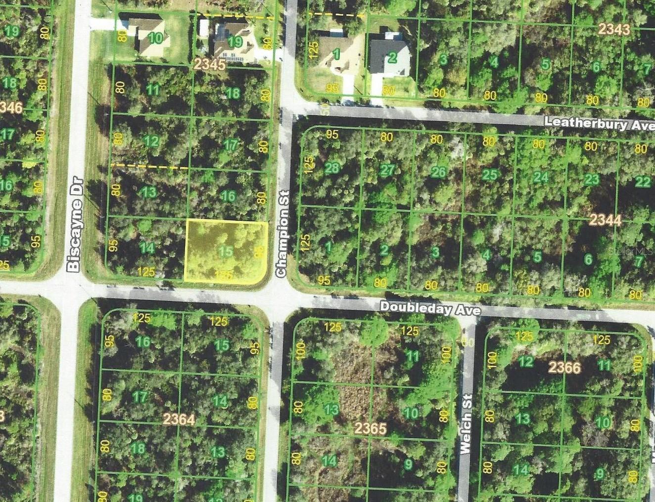 LOCATED IN THE GROWING AREA OF WEST PORT CHARLOTTE. 11,725 SQ FT CORNER LOT, 2 STREET NAMES AVAILABLE EITHER 13292 DOUBLYDAY OR 233 CHAMPION.