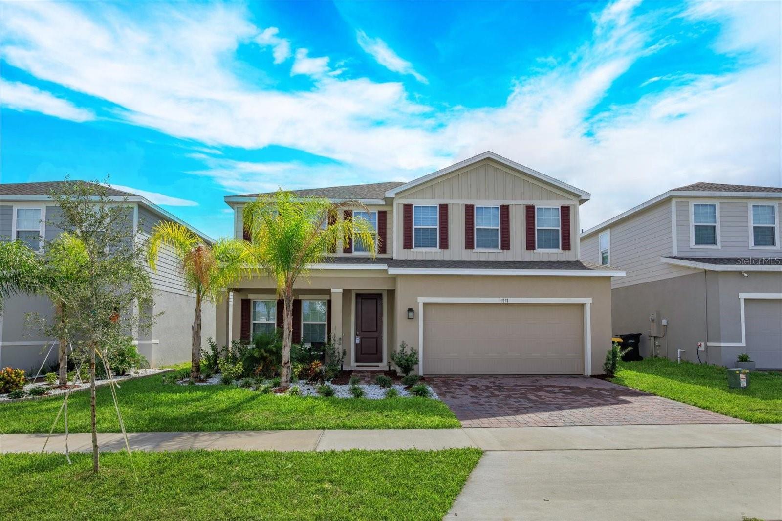 Welcome to Astonia! Available for move-in starting August 1st. This like-new home offers 4 spacious bedrooms, 3 full bathrooms, and a versatile library room, perfect for a home office or flex space. Nestled in a highly desirable area of Davenport, FL, the home features an open-concept kitchen and a generously sized family room, ideal for entertaining or relaxing with loved ones. Located in a resort-style community, residents enjoy access to top-tier amenities including a sparkling pool, playground, dual dog parks, and pavilion areas for small gatherings. Just minutes from Posner Park, major attractions, dining, shopping, and more, this home truly has it all. Don’t miss your chance to make this beautiful home yours. Schedule a tour today!