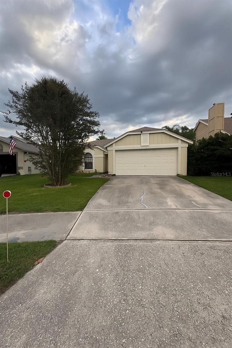 Welcome to Alafaya woods! The location is minutes away from UFC and local highways for easy access to across town. This single story home with split bedrooms is great for your growing family and plenty of space for entertaining. As you enter the foyer then you are greeted with an open feeling of the home. The kitchen has access to the 2 car oversized garage with your washer and dryer hook ups. The kitchen has plenty of room for cooking with views of the living room so you never miss out. Off the living room are the sliding glass doors to the fence backyard. The backyard is easy to maintain and great for cookouts. Having the primary bedroom off the living room and the 2 other bedrooms are off to the other side of the house you really have your own privacy. Both bedrooms have their own space with a bathroom in the hallway. There’s so much storage in the home. Only one owner too! The sellers purchased new from the builder in 1987. So many great memories and now they’re ready for your family to make some. Come see today!