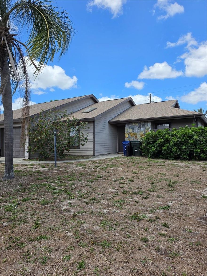 Wonderfully remodeled 1/2 duplex located south of clark road and west of I75. Features stainless steel appliances, granite counter tops, ceramic tile and luxury vinyl floors, remodeled baths. Laundry in the garage, lanai with nice yard, 1047 sq ft under air. Hurry!! Owner agent