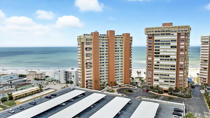 Welcome to your slice of paradise! This beautiful waterfront condo offers everything you need for a carefree coastal lifestyle. Step inside and you’ll immediately appreciate the open, light-filled layout and the expansive balcony, where you can relax with morning coffee or unwind at sunset while taking in the breathtaking water views from the 11th floor. This residence comes fully furnished all the way down to the dishware and linens making it truly move-in ready or ready to rent from day one. The hot water heater was replaced in 2023 and the hurricane shutters ensures peace of mind during storm season. Located in a gated community with 24-hour guard service, residents enjoy resort-style amenities, including a large sparkling swimming pool, private beach access, a reserved covered parking spot, EV charging stations, and BBQ facilities. The community is currently being renovated to include a state-of-the-art fitness center, library, card rooms, beachside clubhouse, and billiards. In May 2025 the exterior was completely painted with balcony and walkway waterproofing. The condo has also been successfully used as a monthly rental over the past five years. This is not only a wonderful beach retreat but also a smart investment opportunity. Whether you plan to live here full-time, enjoy it as a vacation home, or have an income producing property, this condo checks all the boxes. This condo is convenient to shops, restaurants, bars and parks.
